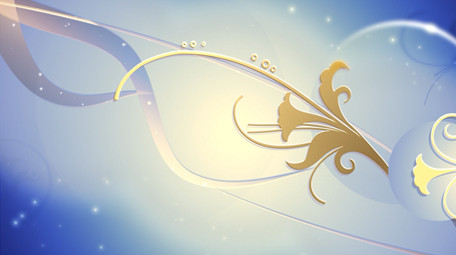 深蓝色藤蔓蔓延生长动态背景视频LED背景