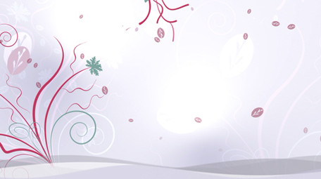 淡紫色藤蔓蔓延生长动态背景视频LED背景