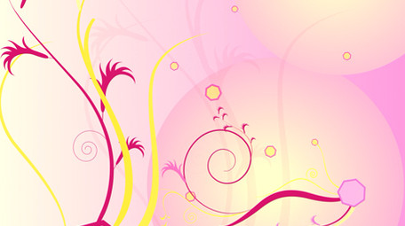 粉色藤蔓蔓延生长动态背景视频LED背景