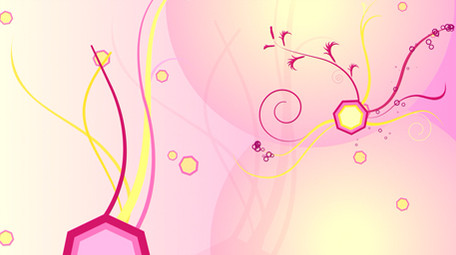 粉色藤蔓蔓延生长动态背景视频LED背景