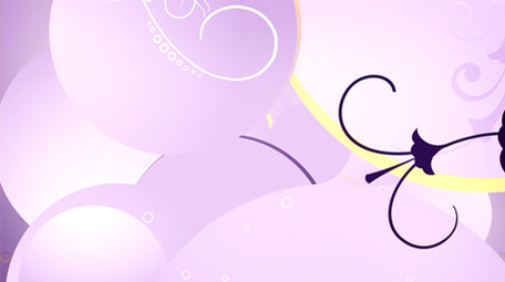 紫色藤蔓蔓延生长动态背景视频LED背景