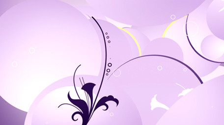 紫色藤蔓蔓延生长动态背景视频LED背景