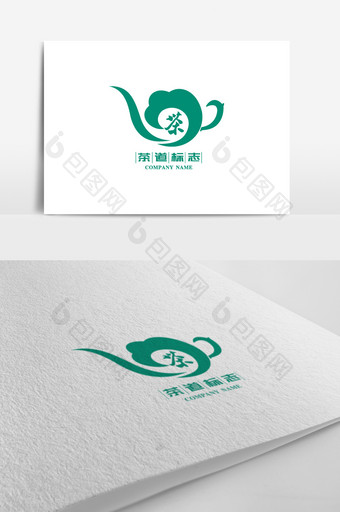 创意茶行标志logo设计图片