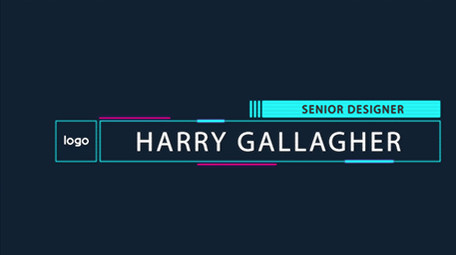 企业宣传科技字幕条AE模板