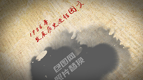 怀旧水墨历史发展<strong>图文</strong>展示ae模板