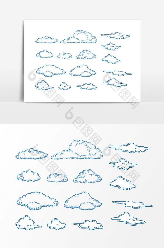 云朵装饰图片图片