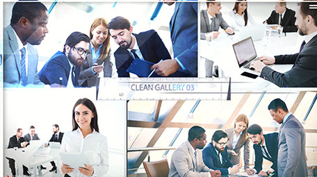 时尚照片墙动画动感相册图文包装AE模板1