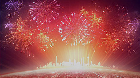 E3D梦想起航新春年会片头AE模版