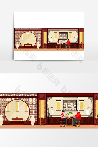中式客厅室内设计图片