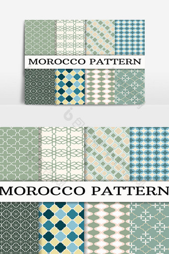 摩洛哥图案背景图片