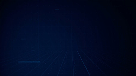 蓝色科技感简约描边扫光AE片头