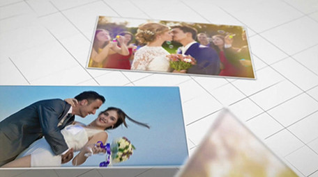 多图汇集婚礼片头展示AE模板