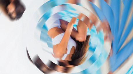 粒子动画图文展示节奏感快闪片头AE模板