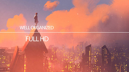 流畅线条滑动转场照片<strong>图文</strong>动画AE模板1