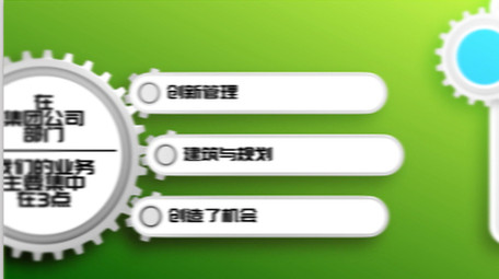 简洁的齿轮元素企业商务促销推广AE模板