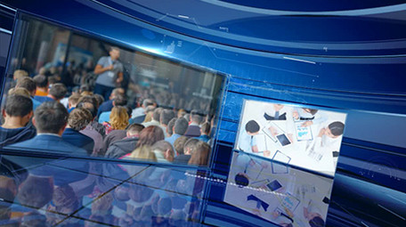 公司企业宣传三维空间图文包装AE模板1