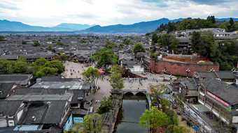 云南丽江古城玉河广场丽江古城大水车