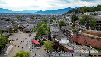 云南丽江古城玉河广场丽江古城大水车