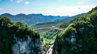 祖国大海河山湖北神农架天燕景区