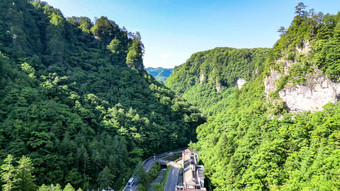 祖国大好河山神农架画廊谷山谷