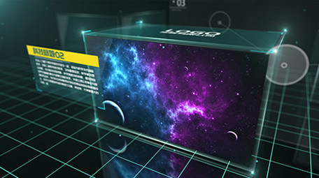 时尚大气商务科技风简约图文介绍AE模板