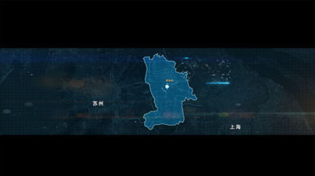 震撼大气图文地图AE模板