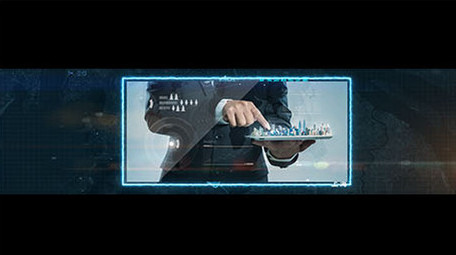 震撼大气图文地图AE模板