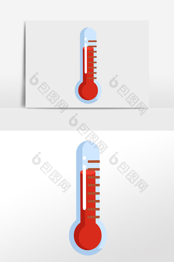 医疗诊疗温度计插画图片图片
