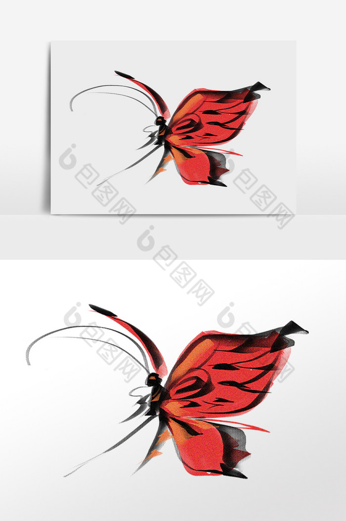 蝴蝶昆虫插画图片图片