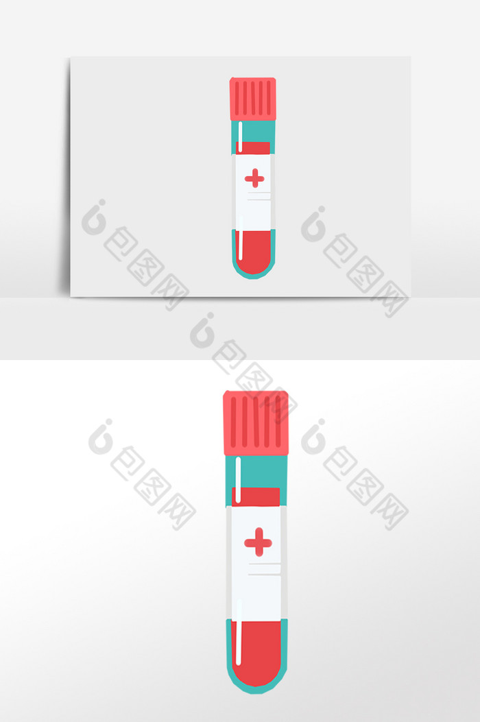 医学医疗检验软管插画图片图片