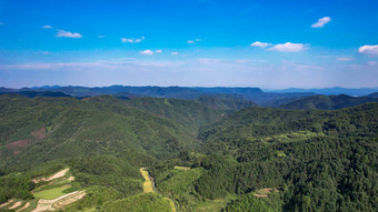 祖国大好<strong>河山</strong>青山绿水河流航拍