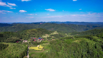 祖国大好<strong>河山</strong>青山绿水河流航拍