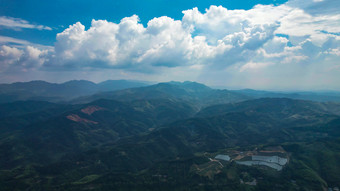 祖国壮丽河山青山绿水航拍