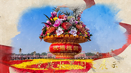 大气金字党政水墨图文展示AE模板