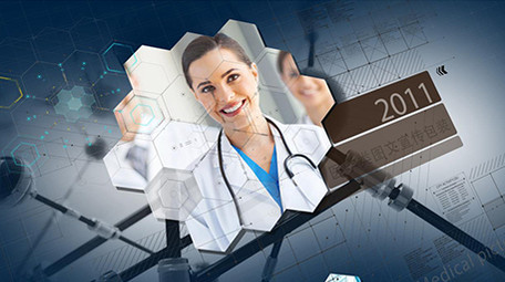 医学研究医药医疗机构图文介绍AE模板