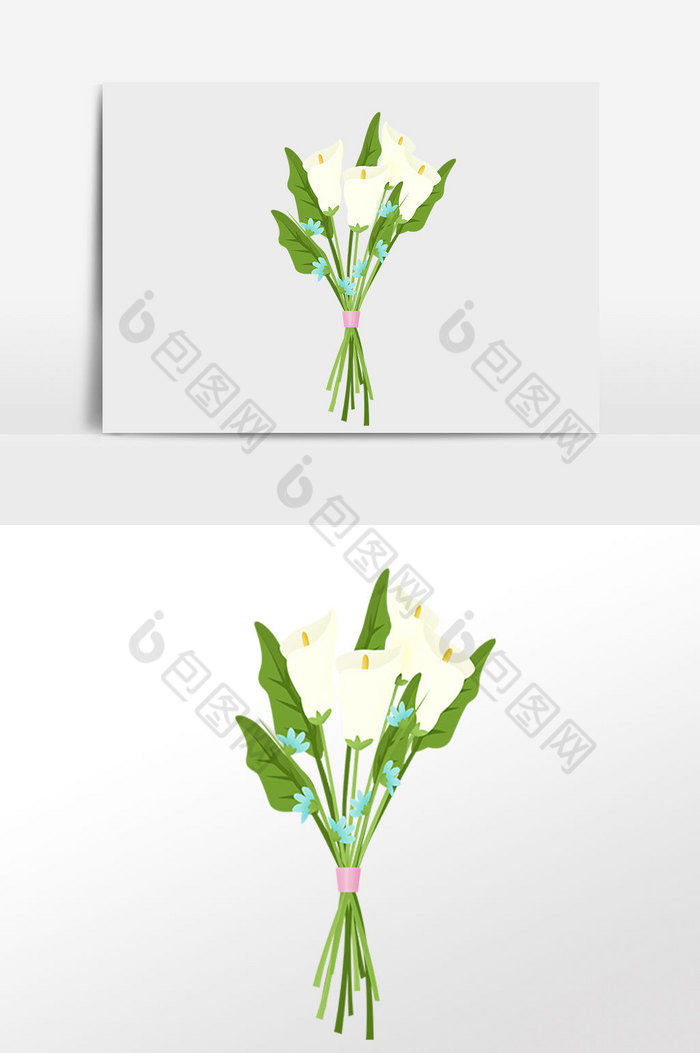 植物花插画图片图片