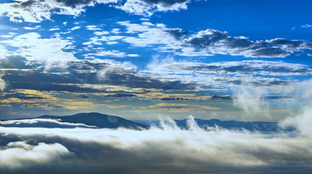 4K天空云层唯美延时摄影