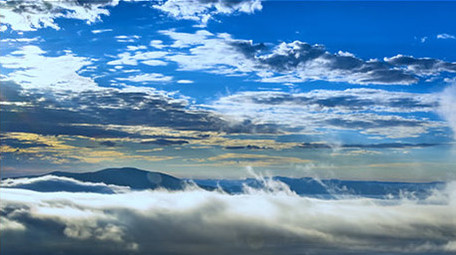 4K天空云层唯美延时摄影