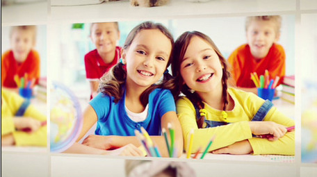 4K温馨照片墙模板