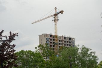 在建住宅高层大楼