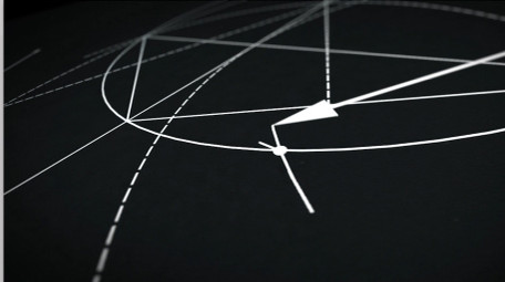 数学计算线条和角度的标志开场片头AE模板