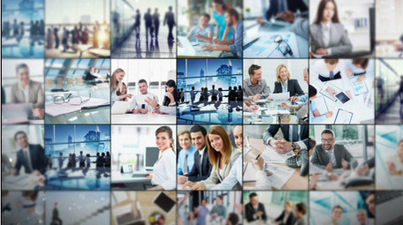 大气照片墙风格片头模板