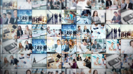 大气照片墙风格片头模板