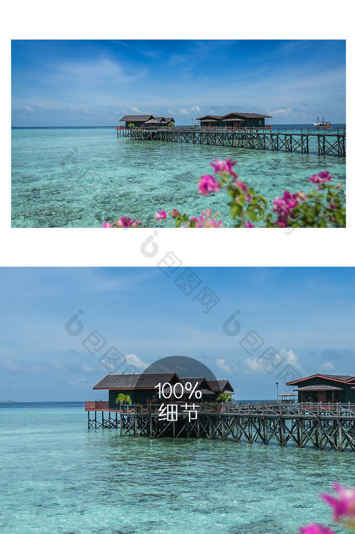 马来西亚仙本那邦邦岛摄影图片图片