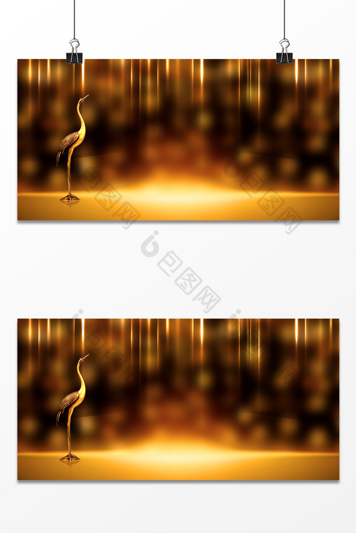 金色抽象光效金鹤地产图片图片