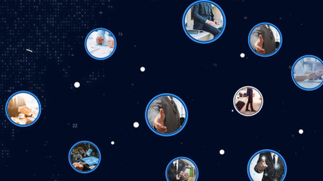 科技点线商务科技风图片文字AE工程模板