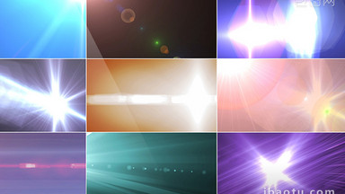 多组光晕转场特效元素视频素材