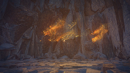 金色粒子电视电影片头AE模板