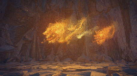 金色粒子电视电影片头AE模板