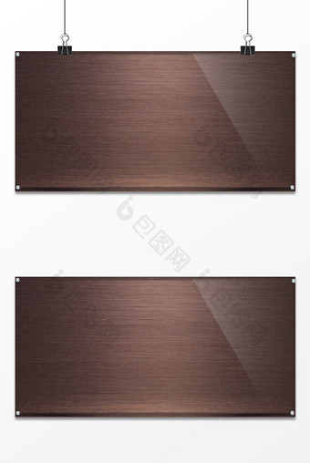 褐色纹理质感木材玻璃材质海报背景图片